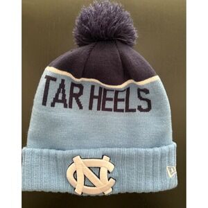North Carolina Tarheels New Era Cuffed Winter Knit Beanie OS‎ Fleece-Lined UNC